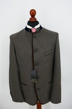 Lodenfrey Trachten Janker Gr.50 100% Schurwolle Dunkel Bronze NEU + Etikett