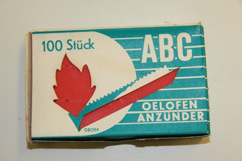 Alte abc ölofen - abc, anzünder