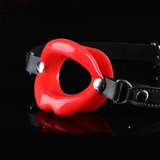 Weiche Silikon Lippen Adult Mundknebel verschiedene Farben* Erotik Fetisch