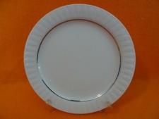 Thomas Porzellan Lanzette weiß Platinrand  Kuchenteller  D 18,7 cm 