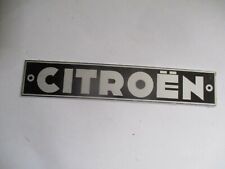Typenschild Citroen Schild Oldtimer Ente