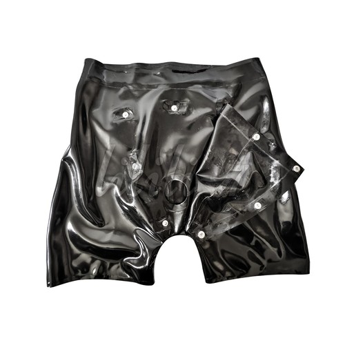 Latex shorts abnehmbarer - latex,