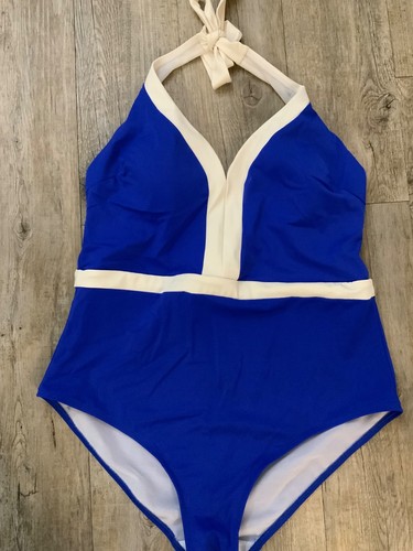 Boden badeanzug royalblau - badeanzug,