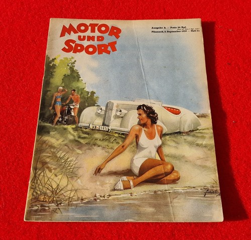 Alte orig zeitung motor und - alte, orig.