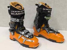 SCARPA Maestrale Skitourenschuhe Mondo 29,5 UK 10,5 schwarz orange Snowboarden