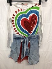 Desigual Kleid Für Kinder Größe 5/6 Jahre Ref19SGVKX5/1000 Neu!!!