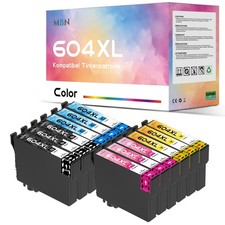 Drukerpatronen kompatibel für Epson 604 XL XP-2200 3200 4200 WF-2910 2930 2950