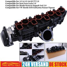 03L129711AG 03L129086V Ansaugkrümmer + Stellmotor Für Audi VW 2.0 TDI 110-170PS