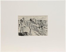 Max Liebermann (1847-1935) - Lithografie Aus Mitte Des 20. Jahrhunderts, Bade...