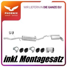 VW Sharan 1.9 2.0 TDi (2000-2010) Auspuffanlage Mittel+Endschalldämpfer Auspuff