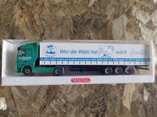 Wiking Gardinenplanen-Sattelzug  MB Actros  `Stürmer` (Isetta Club, Werbemodell)
