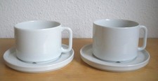 2x Melitta Friesland Jumbotasse Capuccino Milchkaffee Kaffee Tasse Untere weiß