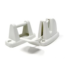 Weißer Türclip &