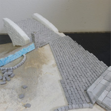 Pflastersteine grau 1:35 -