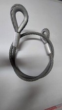 Stahlseil mit öse 21mm - mit, 2m