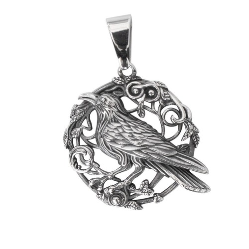 Raben anhänger amulett - anhänger,