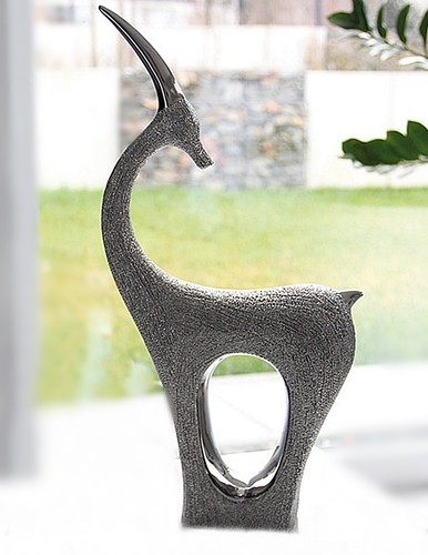 Skulptur gazelle tierfigur - skulptur,