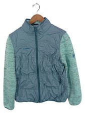 Mammut Damen Fleecejacke Hybrid Gr. 40/L Petrol Meliert Outdoor