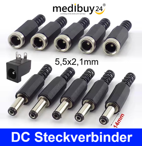 Steckverbinder hohlbuchse - dc,