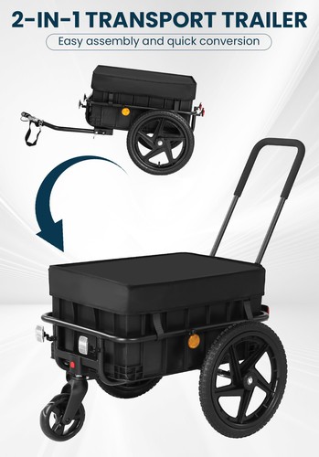 2in1 lastenanhänger handwagen - 2in1,