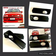 VW Vento Lufteinlass obere (neben Blinkleuchte) 2St Lufthuze schwarz GFK Golf 3