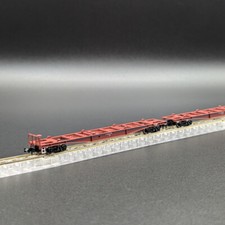 MicroAce A3154 - Koki 45500 Container Wagon (Blue Stripe) (2-Car Set) - Spur N