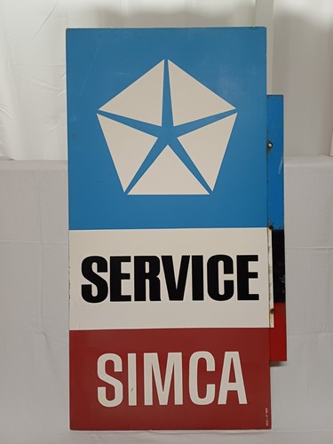 Simca service schild - simca,