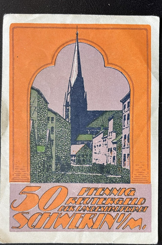 Pfennig schwerin notgeld - 50,