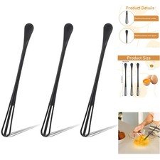 3 Tragbaren Mini-Schneebesen, Schneebesen Klein PP-Kunststoff, Schneebesen Se...