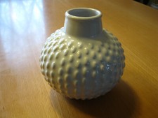 Seltene Jasba Noppen Vase Modell 151312, weiß, 60-/70er Jahre, unbeschädigt,