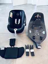 Cybex Sirona Z I-Size Plus Deep Black mit drehbarer Base und Kinderwagenadaptern