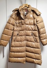Moncler Meina Daunenmantel beige Größe 5