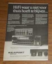 Seltene Werbung BLAUPUNKT Montreal SM 21 Autoradio BEB 70 Equalizer Booster 1982