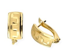 EDLE 585 Gold CREOLEN 1,2cm