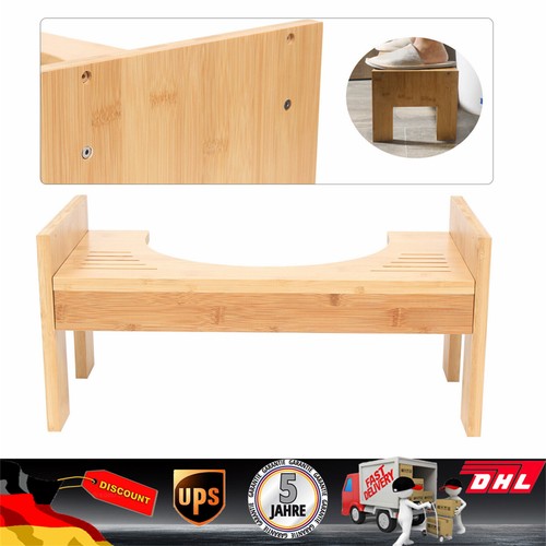 Bambus toilettenhocker - bambus,