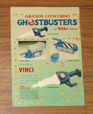 Seltene Werbung Tonka Kenner GHOSTBUSTERS Protonenpack Geisterfalle 1990
