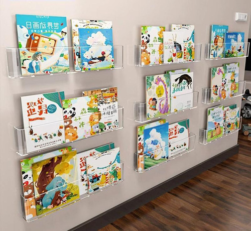 Acrylic wall mounted - acrylic, bookshelf