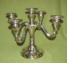 WMF Kerzenleuchter vers. Bienenkorbmarke 5 Flam. Barockoptik