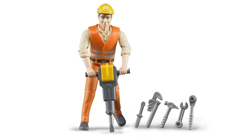 Bruder 60020 figur - figur, bauarbeiter