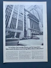 VW 1300 Käfer Fifth Avenue New York Oldtimer 1966 Vintage Ad Werbung Reklame