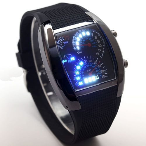 Herren dot matrix sportuhr mit - dot,