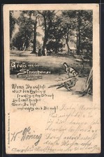 AK Berlin-Nieder-Schönhausen, Strauchwiese, Frauen mit Kinderwagen beim Spazier 