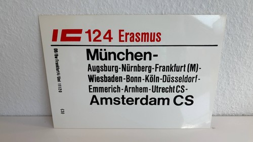 Deutsche bahn zuglaufschild - deutsche,