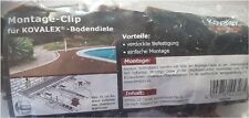 Kovalex Montage-Clip - Montageklemme für die WPC Terrassendiele - braun - 25 St.
