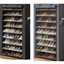 Schuhschrank Schuhregal für 45 paar Schuhe staubdichtes Stoff Regal 85x28x162 cm