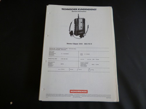 Original service manual - original,