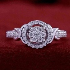 2,20 Kt Rund Diamant Cluster