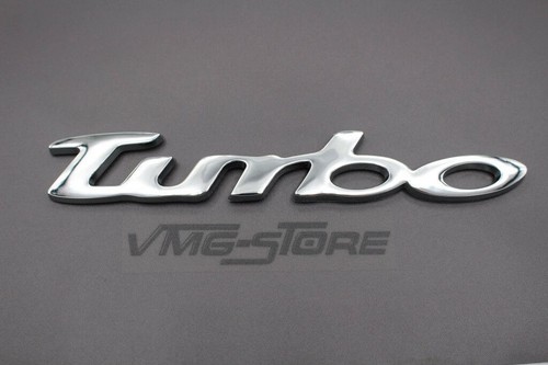 Turbo emblem chrom - turbo,