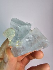 Aquamarin Mit Fluorit Und