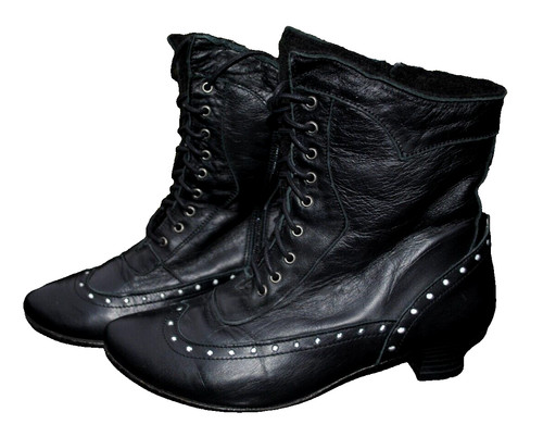 Schnür stiefeletten double - schnür, -stiefeletten..double